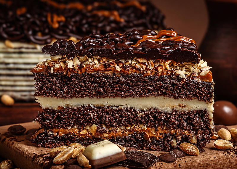 Шоколадний з соленою карамеллю