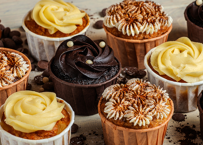 Капкейк Шоколад - Кокос