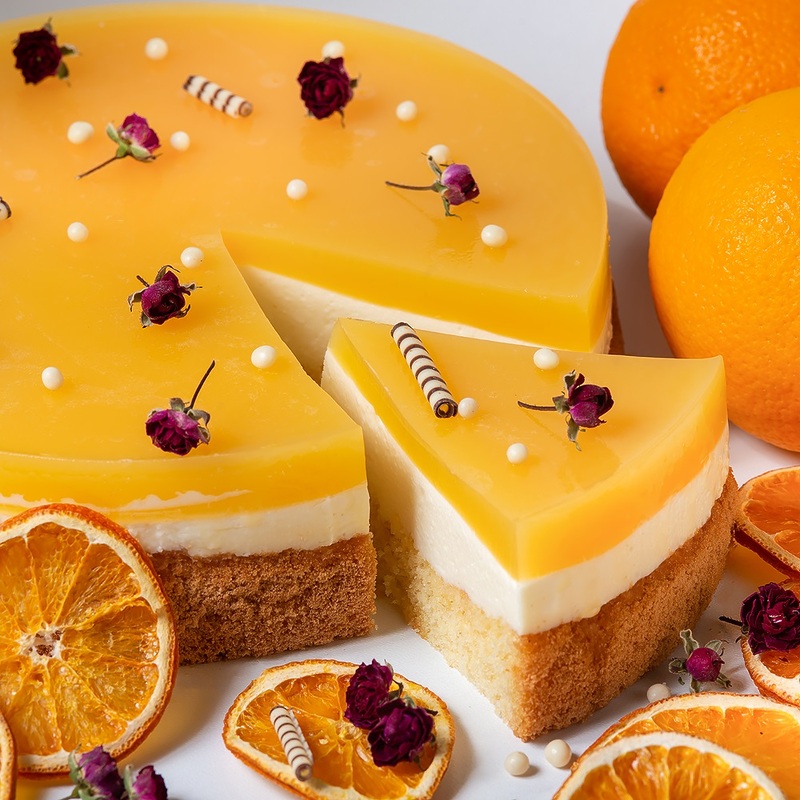 Мусовий з апельсиновим желе