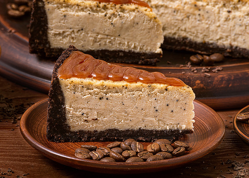 Чизкейк Кавовий з соленою карамеллю